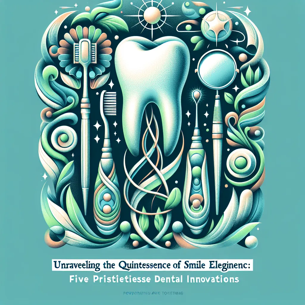 Unraveling the Quintessence of Smile Elegance: Five Pristine Dental Innovations