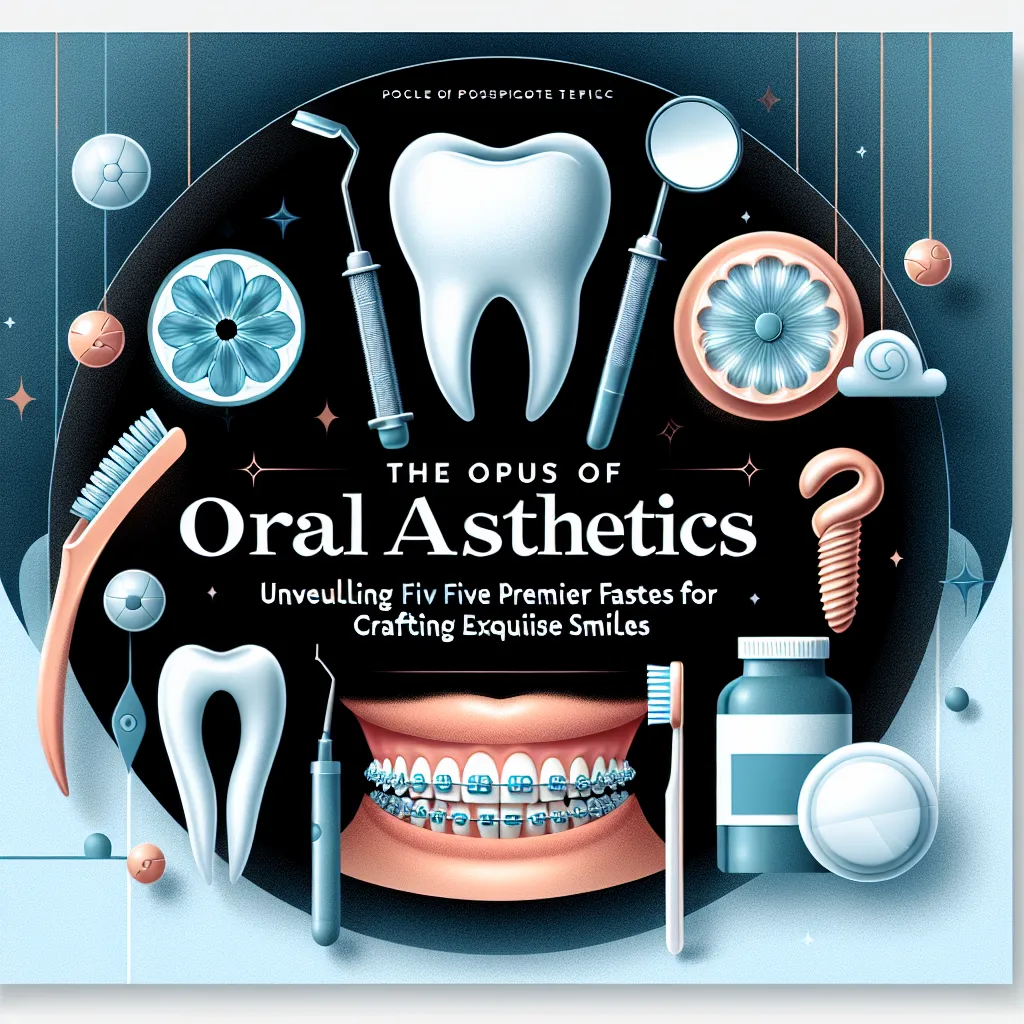 The Opus of Oral Aesthetics: Unveiling Five Premier Facets for Crafting Exquisite Smiles