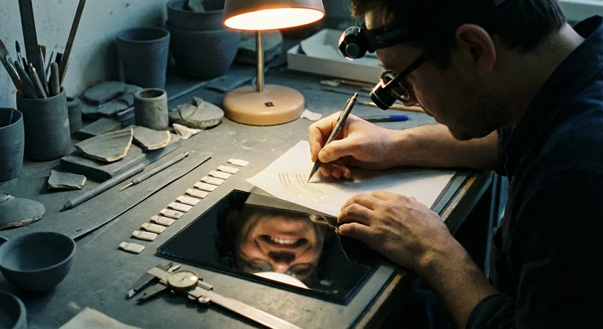 The Subtle Geometry of a Signature Smile