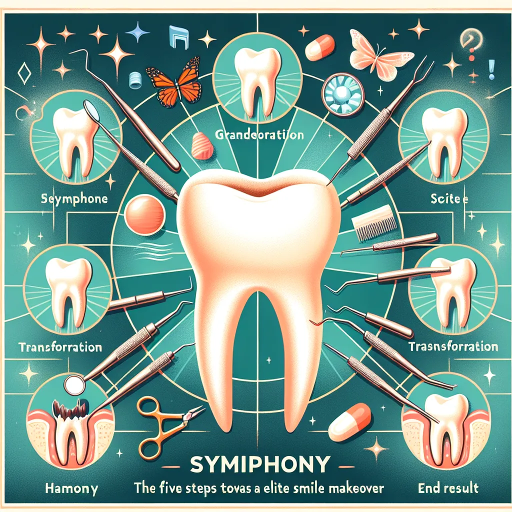 The Symphony of Dental Grandeur: Five Harmonious Steps Towards an Elite Smile Makeover